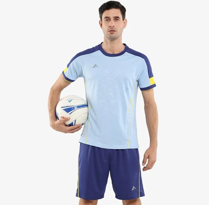 Áo bóng đá Comet- màu xanh thiên thanh