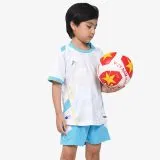 Áo bóng đá trẻ em Faster - Màu trắng
