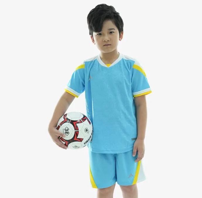 Áo bóng đá outsider kids - xanh da