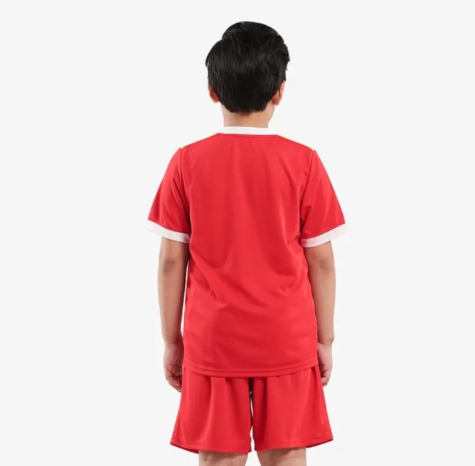 Áo bóng đá trẻ em Justice - Màu đỏ